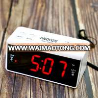 LED Digital Desk Alarm Clock with AM FM Radio